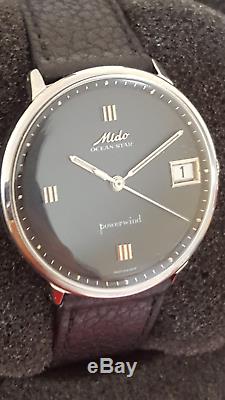 Mido Rare Vintage Ocean Star Date Powerwind Swiss watch