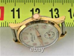 Moser Watch Swiss Vintage Wristwatch Dial Mozer Incabloc Rare Old Golden Woman