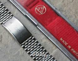 Most rare ZODIAC signed NSA Swiss vintage watch bracelet beads links 1960s NOS