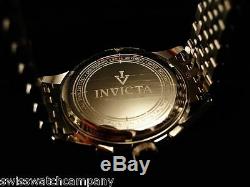 NEW INVICTA Men Vintage Collection SWISS Retrograde Chronograph SS Watch-RARE