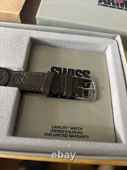 NEW Vintage Rare Marlboro Swiss Army Country Store Wrist Watch With Box & Sleeve