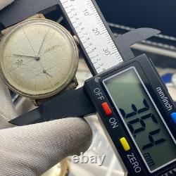 NOS 1960s Vintage INSA WATCH Men's Geneve Swiss Made 17 Jewels Very Rare