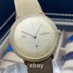 NOS 1960s Vintage INSA WATCH Men's Geneve Swiss Made 17 Jewels Very Rare