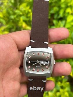 NOS SANDOZ 25 JEWELS Watch Vintage Automatic & Made In 70s & Swiss Rare Dial