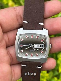 NOS SANDOZ 25 JEWELS Watch Vintage Automatic & Made In 70s & Swiss Rare Dial
