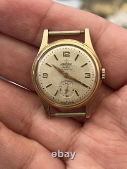 Navzer Nobel 17 Jewels Automagnetic Swiss Made Gold Plated Rare Vintage