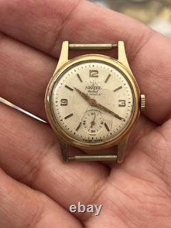 Navzer Nobel 17 Jewels Automagnetic Swiss Made Gold Plated Rare Vintage