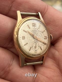 Navzer Nobel 17 Jewels Automagnetic Swiss Made Gold Plated Rare Vintage