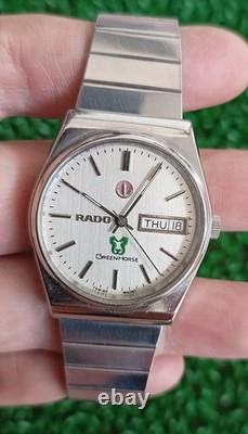 Nice & Rare Vintage Rado Green Horse Automatic 17 Jewels Swiss Made Gent Watch