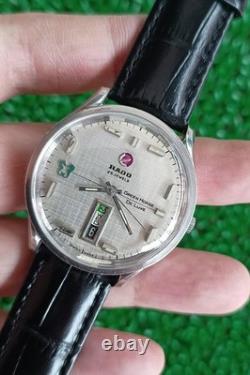 Nice & Rare Vintage Rado Green Horse Deluxe Automatic 25 Jewels Swiss Made Watch
