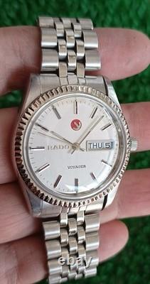 Nice & Rare Vintage Rado Voyager Automatic 17 Jewels Swiss Made Gent Watch