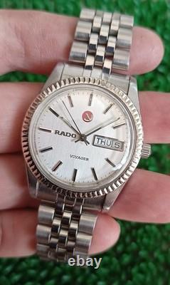 Nice & Rare Vintage Rado Voyager Automatic 17 Jewels Swiss Made Gent Watch