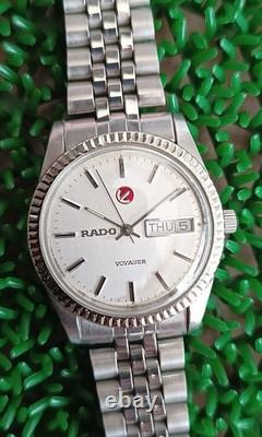 Nice & Rare Vintage Rado Voyager Automatic 17 Jewels Swiss Made Gent Watch