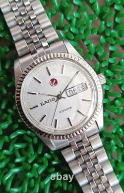 Nice & Rare Vintage Rado Voyager Automatic 17 Jewels Swiss Made Gent Watch