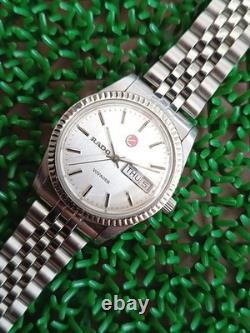 Nice & Rare Vintage Rado Voyager Automatic 17 Jewels Swiss Made Gent Watch
