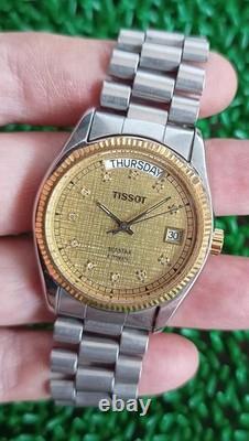 Nice & Rare Vintage Tissot Seastar Day Date Automatic Swiss made Watch Gent size
