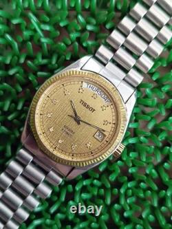 Nice & Rare Vintage Tissot Seastar Day Date Automatic Swiss made Watch Gent size