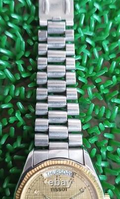 Nice & Rare Vintage Tissot Seastar Day Date Automatic Swiss made Watch Gent size