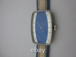 Nos New Swiss Rare Vintage Mechanical Handwinding Favre Leuba Uni Analog Watch