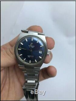 OLD RARE USED VINTAGE TISSOT PR 516 Automatic Watch SWISS MADE MAN'S WATCH BLUE