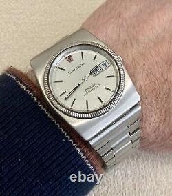 OMEGA Constellation Watch MEGAQUARTZ 32 KHz Very RARE Vintage Swiss