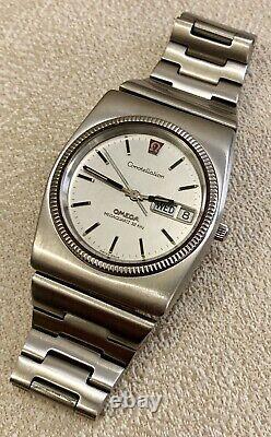 OMEGA Constellation Watch MEGAQUARTZ 32 KHz Very RARE Vintage Swiss