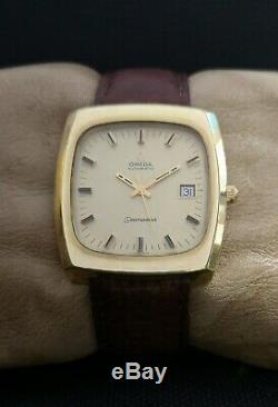 OMEGA SEAMASTER AUTOMATIC TV STYLE GP VINTAGE 70's RARE SWISS WATCH