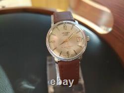 ORIOSA ETA 2452 MANUFACTURING ERROR DIAL RARE SWISS MADE Mens WATCH VINTAGE