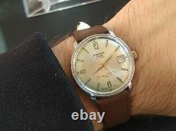 ORIOSA ETA 2452 MANUFACTURING ERROR DIAL RARE SWISS MADE Mens WATCH VINTAGE