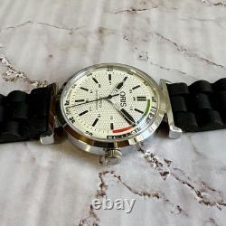 ORIS Manual Wind Watch Vintage Swiss Made 70s White Dial Overhauled Rare