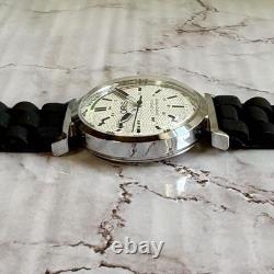 ORIS Manual Wind Watch Vintage Swiss Made 70s White Dial Overhauled Rare