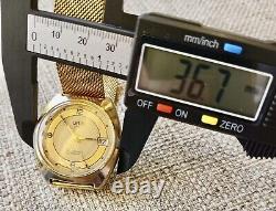 ORIS RARE Vintage Gold Tone Automatic- Men's SWISS Watch-COLLECTORS