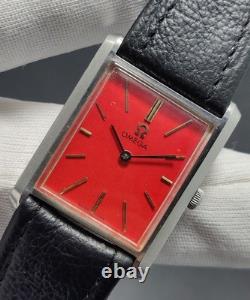 Omega 111.004 Hand-winding''tank Shape'' Cal. 620 Rare Vintage Watch Swiss