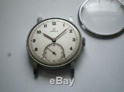 Omega Cal. 30. T1 swiss mechanical military WW2 rare model vintage wrist watch