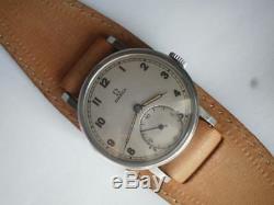 Omega Cal. 30. T1 swiss mechanical military WW2 rare model vintage wrist watch