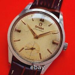 Omega Seamaster Watch 1956 Rare Seachero Cal 267 Vintage Patina 2937-2 Men Swiss