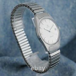 Original Swiss Omega Rare Fixo-flex Bracelet Vintage Manual Wind Ss Gents Watch