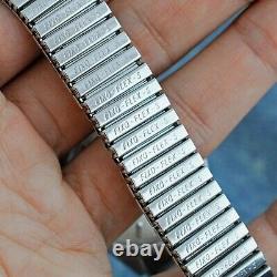 Original Swiss Omega Rare Fixo-flex Bracelet Vintage Manual Wind Ss Gents Watch