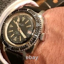 Orologio Watch Chalet 200 Feet Sub Diver Vintage Rare Swiss Made Seawatch