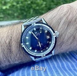 Orologio Watch Elcar Automatic Swiss Made Diver Sub Vintage Anni 70 Rare Nos