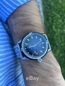 Orologio Watch Elcar Automatic Swiss Made Diver Sub Vintage Anni 70 Rare Nos
