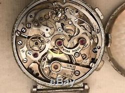 Orologio Watch Sigdin Geneve Swiss Made Anni 40 Valjoux22 Rare Vintage