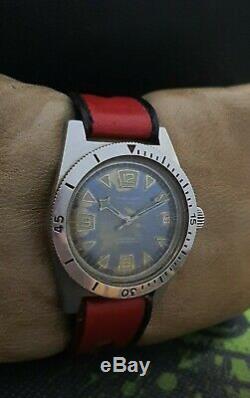 PHILLY DIVER 20ATM AUTOMATIC AS cal. 4007N VINTAGE 70's RARE 25J SWISS WATCH
