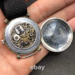 PIERCE Vintage Military Swiss Watch 35mm Rare