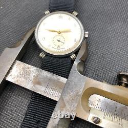 PIERCE Vintage Military Swiss Watch 35mm Rare