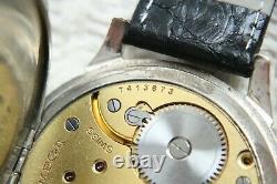 PLAYING CARDS Vintage 1931` rare LUXURY Men`s Swiss movement Marriage Wristwatch