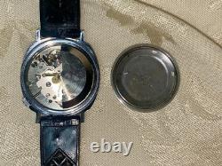 Parker Buler Swiss Automatic Day Date 17 Jewel Wristwatch Brevet Vintage Rare