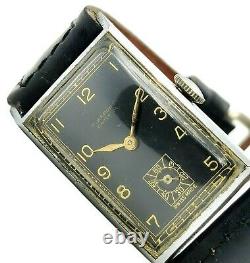 Pierpont Watch Co Rare Vintage Black Dial Swiss Made Runs #idfc