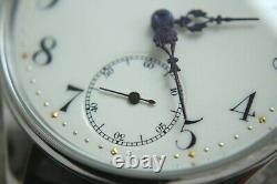 Porcelain Vintage 1920 Original Swiss New Cased WIDE FACE rare SKELETON Watch