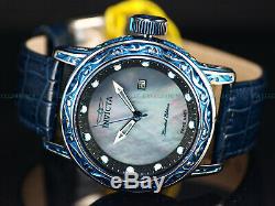 Prototype Rare Invicta Vintage Excalibur 52mm LE Swiss Made Quartz MOP SS Watch